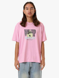 Mens T Shirts: Domination tee -Lilac Chiffon