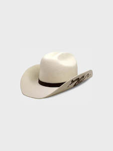 Serpent Cowboy Hat Off White