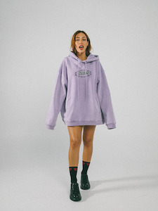 Billy bones barb hoodie washed purple
