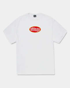 Stussy: PITSTOP HW SS TEE Pigment Washed White