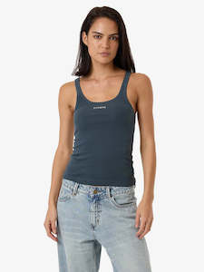 Minimal Thrills scoop tank Dark Slate
