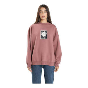 Thrills: Dark Cosmos Cocoon Panel Crew Burlwood brown