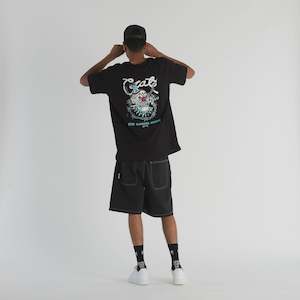 Men’s clowning around T shirt black