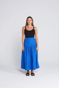 Womens: Aria Skirt - Cobalt