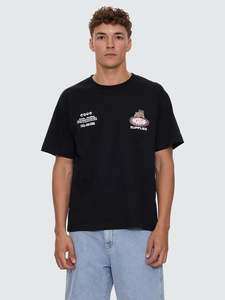 Haulaz Regular Fit Tee - Black