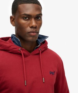 Hoodies: ESSENTIAL LOGO HOODIE HB - RED