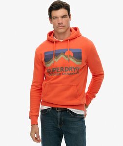 Hoodies: GREAT OUTDOORS RELAXED HOOD - DEEP RED