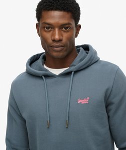 Essential Logo Hoodie - Stormy Blue