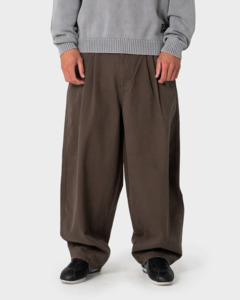 Mens: Enigma Pleated Pant Seaweed