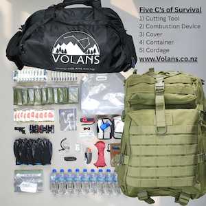 Products: Bug out Bags (Grab Bags) - Covert Sets (1-10 people) - VOLANS