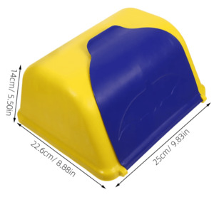 Products: Children's Play Tower Letterbox – Blue & Yellow Playground Accessory - VOLANS