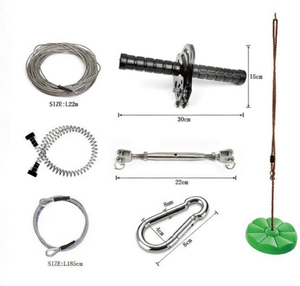 Products: Volans 22m Flying Fox Kit – Backyard Zip Line Adventure Set - VOLANS