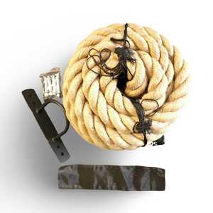 Products: Volans 38mm Jute Battle Ropes including Floor anchor – 9m, 12m or 15m - VOLANS