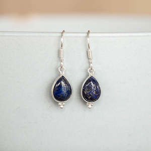 Sale: Dangle Lapis Lazuli Earrings