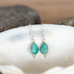 Sale: Dangle Amazonite Earrings