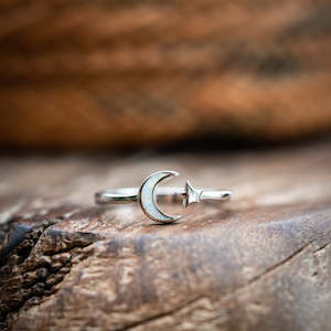 Opals: Pink Opal Celestial Ring