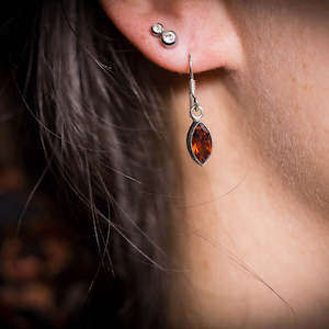 Gemstones: Marquise Garnet Earrings