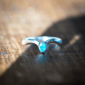 Turquoise V Ring
