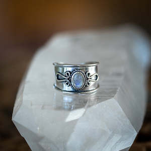 Toe Rings: Boho Moonstone Toe Ring