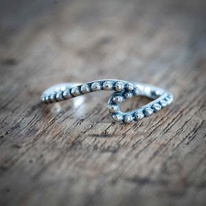 Toe Rings: Wave Toe Ring