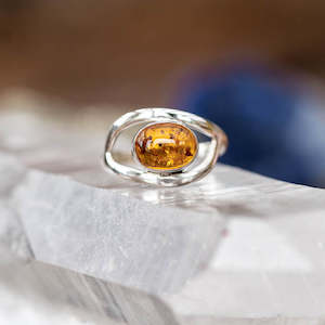 Amber: Salena Amber Ring