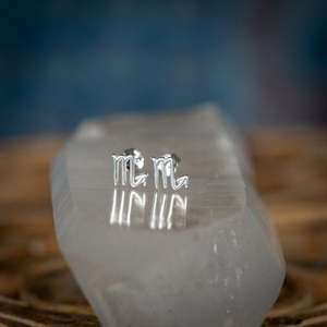 Zodiac Signs: Scorpio Zodiac Studs