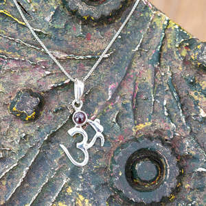 Sale: Om Amethyst Necklace