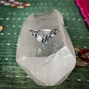 Opal Mushroom Ring