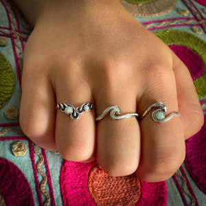Opals: Opal Wave Ring