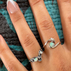 Opals: Opal Dolphin Ring