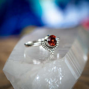 Damini Garnet Ring