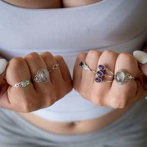 Amethyst: Amethyst Triple Ring