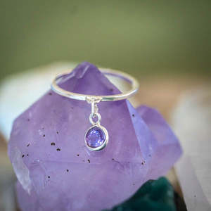 Amethyst Jingle Ring