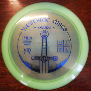 Products: Westside Sword (VIP Air) Lightweight Vortica Disc Golf