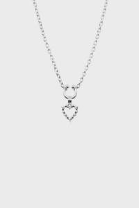 Punk Jagged Heart Necklace
