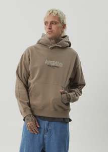 Antic Boxy Pull On Hood - Fossil