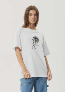Patches Oversized Tee - White