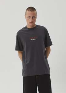 Afends: Ember Retro Fit Tee - Charcoal
