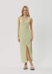Afends: Darcy Check Maxi Dress