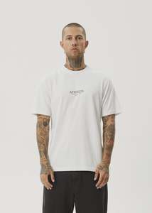 Afends: Vinyl Recycled Retro Fit Tee - White