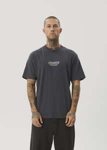 Flatline Retro Fit Tee - Charcoal