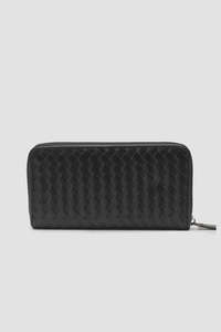 Wallets: Woven Wallet Large - Black