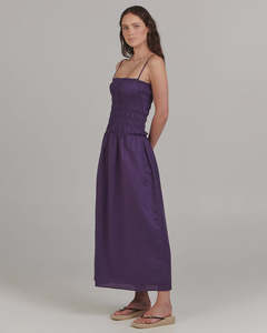 Charlie Holiday: Amanda Maxi Dress -  Deep Purple