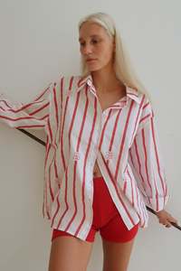 Beiged: Everyday Shirt - Red Stripe