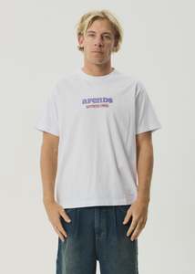 Afends Simple Times Boxy Tee - White