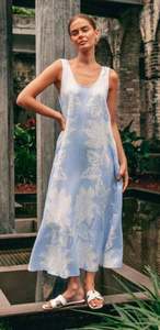 Ebby An I: Elda Midi Dress - Hanalei Print