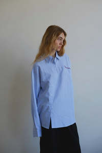 Cortez Shirt - Sky/Maroon