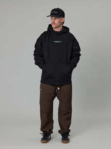 Sweatshirts Hoodies: Boatworks & Salvage South Hood - Black