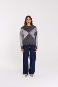 Knitwear: Astrid Jumper Greyscale