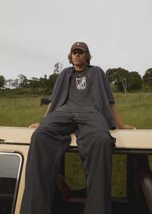 Afends: Valley Zip Off Spray Pant - Black